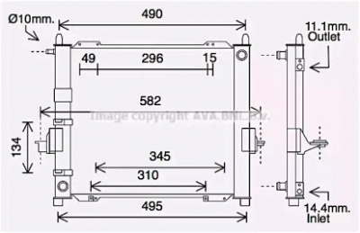 AVA QUALITY COOLING rtm632 -  модуль охлаждения